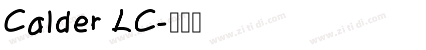 Calder LC字体转换